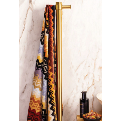Round Vertical Heated Towel Bar 1000mm - 6 Colour Options