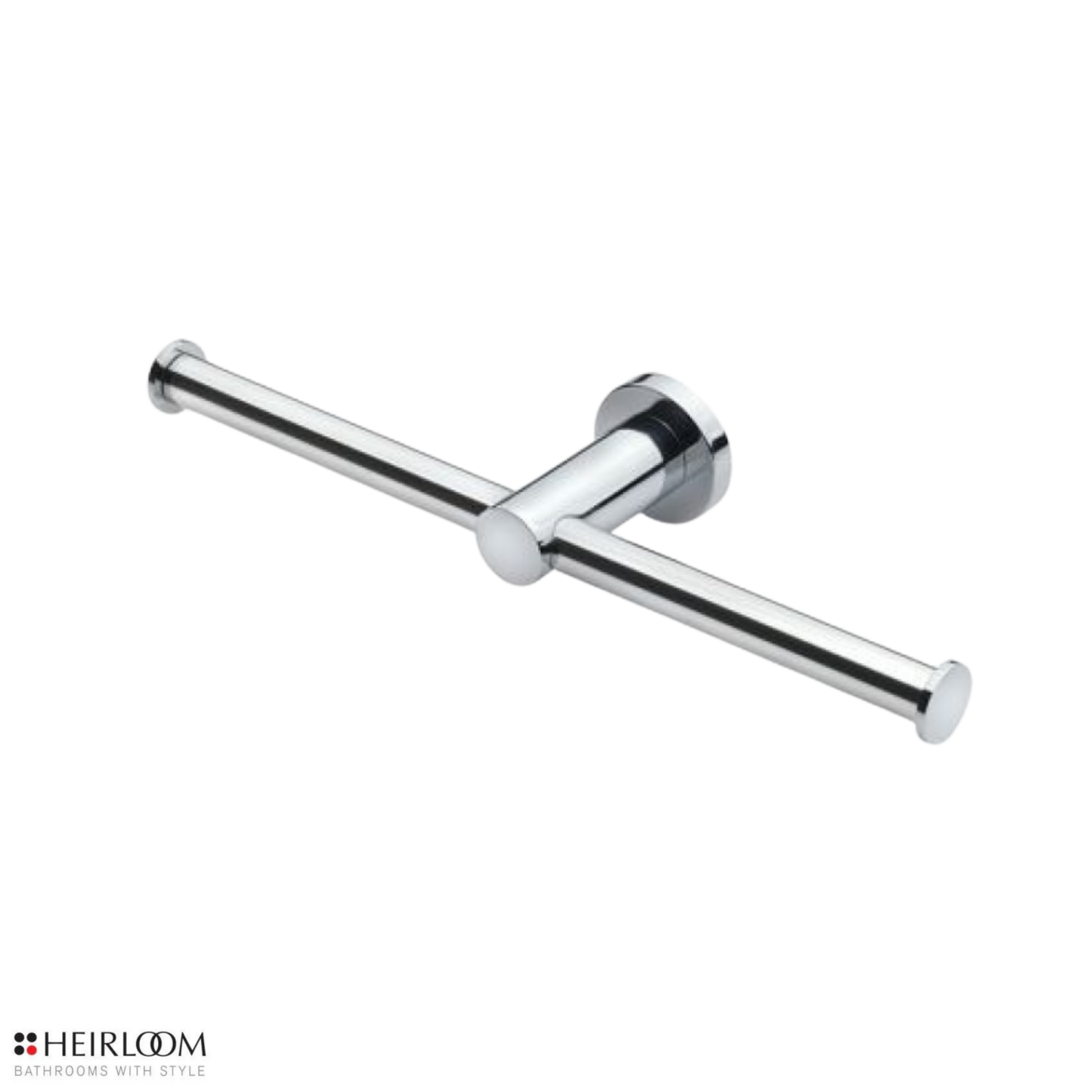 Centro Double Toilet Roll Holder - Chrome