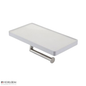 Centro Toilet Roll Holder Shelf