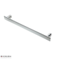 Strata Loft Single Bar Towel Warmer 690mm - 2 Colour Options