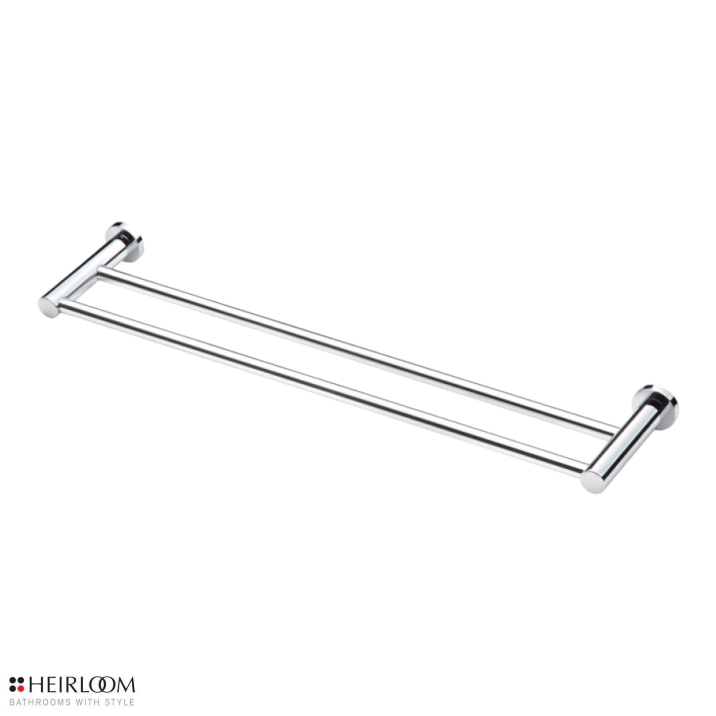 Centro Double Towel Rail 600mm - 2 Colour Options