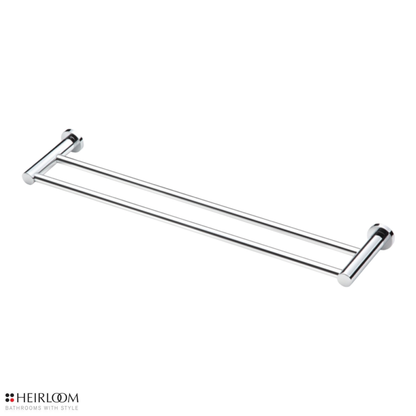 Centro Double Towel Rail 600mm - 2 Colour Options