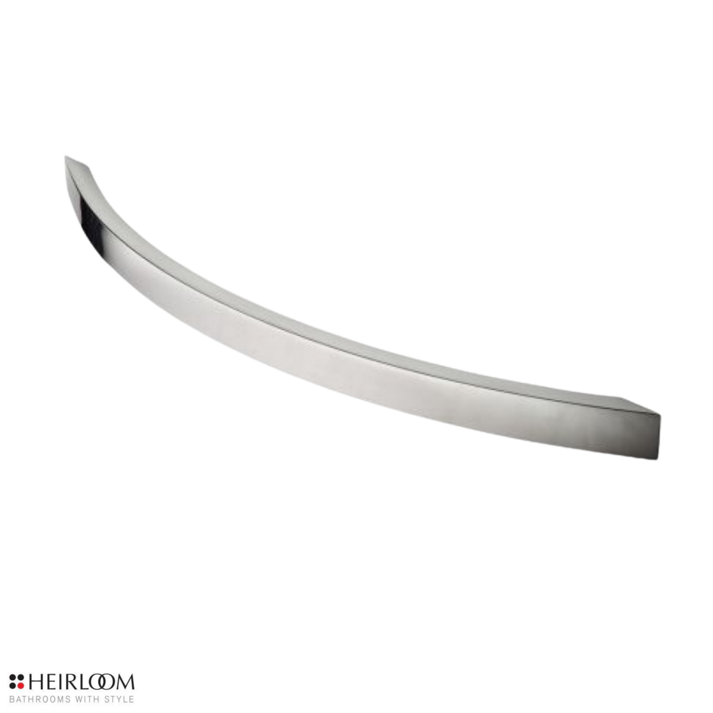 Strata Studio 1 Curved Single Bar Towel Warmer 700mm - Polished