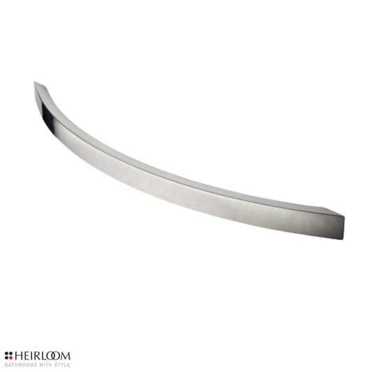 Strata Studio 1 Curved Single Bar Towel Warmer 700mm - Polished