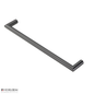 Strata Genesis Single Bar Towel Warmer 860mm - 5 Colour Options