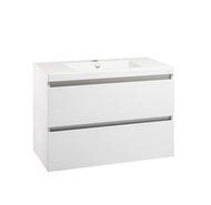 ENGLEFIELD VALENCIA WALL HUNG 900MM DOUBLE DRAWER VANITY - 3 COLOURS