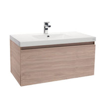 Load image into Gallery viewer, ENGLEFIELD VALENCIA WALL HUNG  900MM SINGLE DRAWER VANITY - 3 COLOURS

