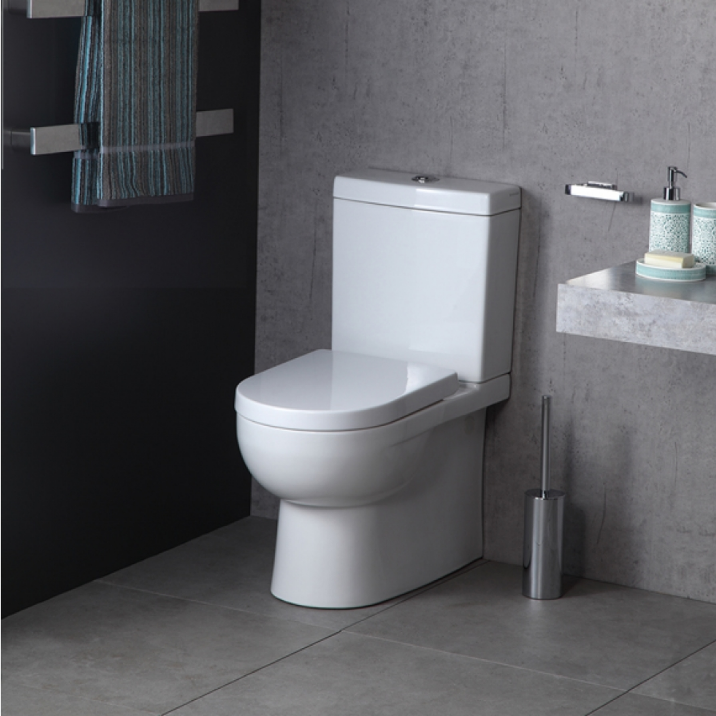 Centro Wall Faced Toilet Suite - Multiple Pan Options
