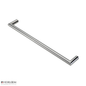 Strata Genesis Single Bar Towel Warmer 632mm - 8 Colour Options