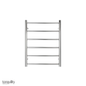 Executive 6 Bar Round Heated Towel Rail (Width: 520mm) - Polished Stainless