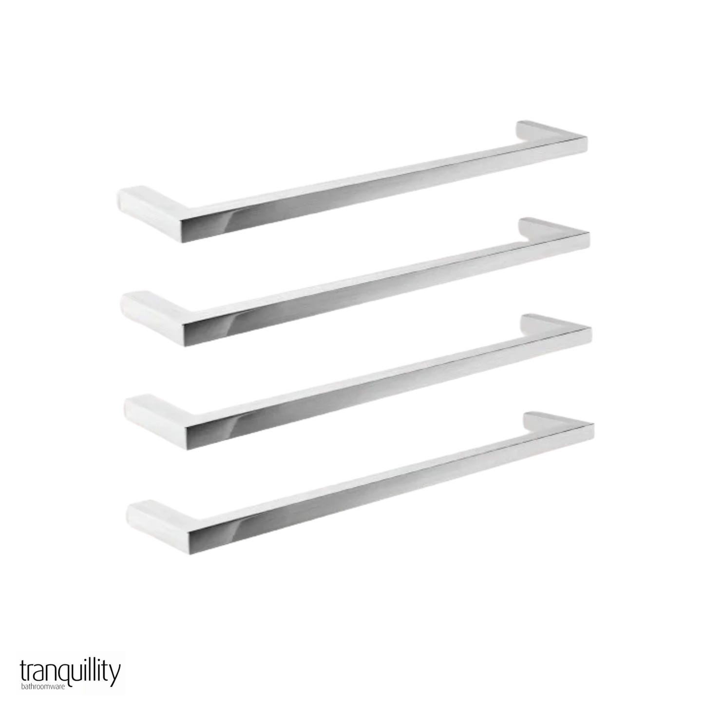 Square Single Heated Bar - 3 Sizes / 5 Colour Options