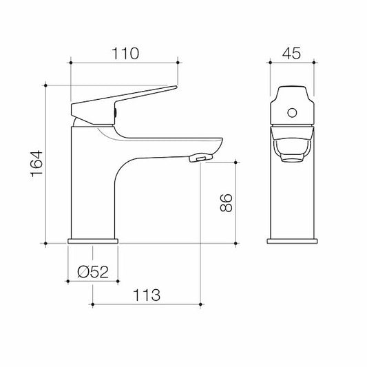 Basis R4 Basin Mixer - Brushed Nickel