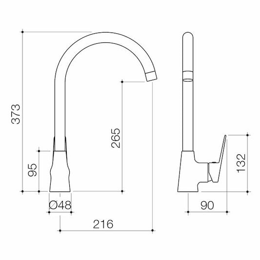 Basis R4 Sink Mixer - Chrome