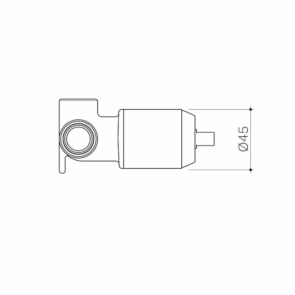 Basis Universal Inwall Body - Chrome
