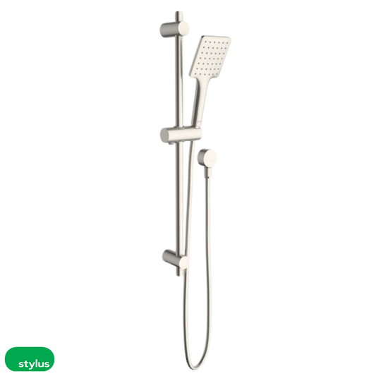 Basis Square Rail Shower (4-Star) - 2 Colour Options