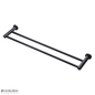 Centro Double Towel Rail 600mm - 2 Colour Options