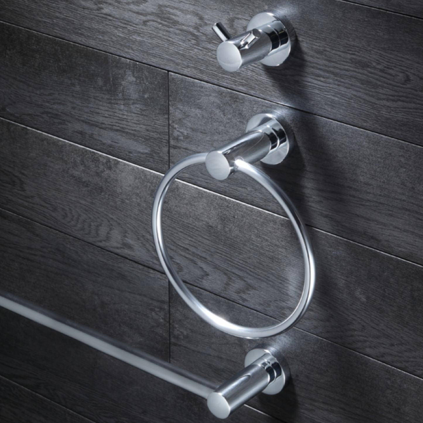 Centro Towel Rail 220mm - Chrome