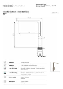 ELEMENTI ION MIXER - BRUSHED NICKEL