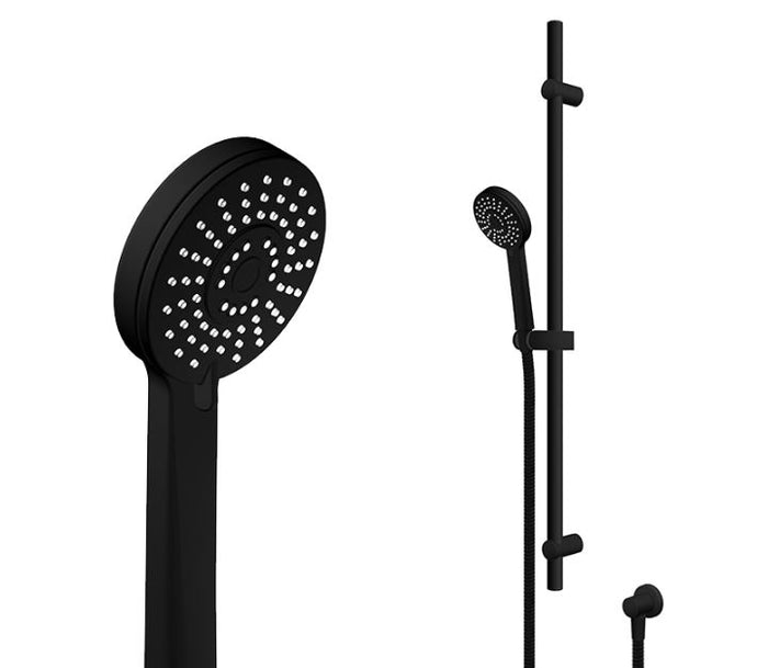 ELEMENTI SPLASH SLIDE SHOWER 3 FCT C/W ELBOW - BLACK