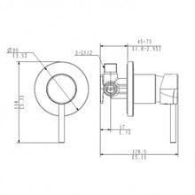 Load image into Gallery viewer, ELEMENTI UNO MAINS PRESSURE SHOWER MIXER - CHROME
