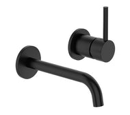 ELEMENTI UNO WALL MOUNTED BASIN MIXER - BLACK