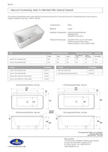 Load image into Gallery viewer, ENGLEFIELD VALENCIA FREESTANDING BACK TO WALL BATH - 1500MMx750MM
