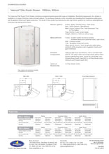 Load image into Gallery viewer, ENGLEFIELD VALENCIA ELITE RONDO SHOWER 1000MMx1000MM - 3 COLOURS
