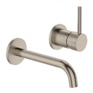 ELEMENTI UNO WALL MOUNTED BASIN MIXER - BRUSHED NICKEL