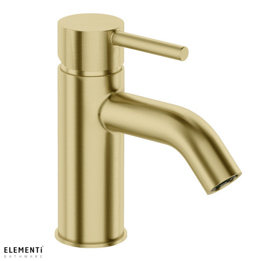 Uno Basin Mixer - Brushed Brass