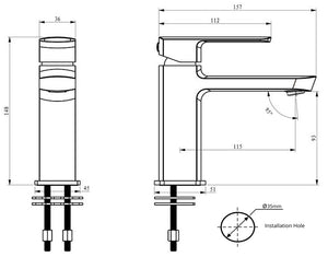 Ion Basin Mixer - Chrome