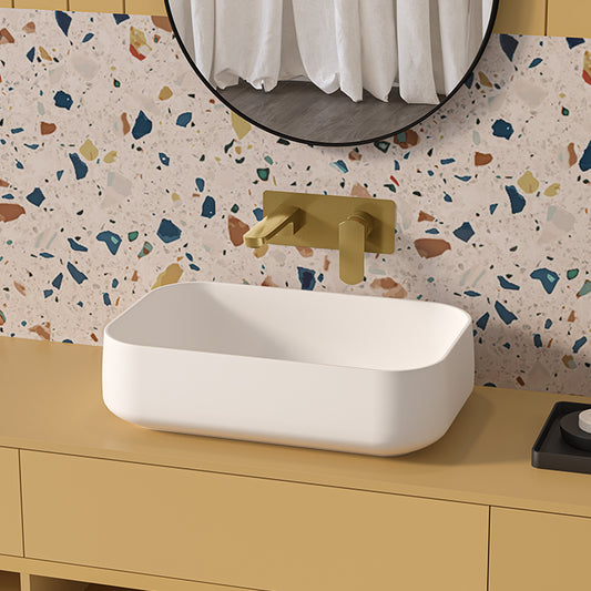 Ion Wall Mounted Basin/Bath Mixer - Gunmetal