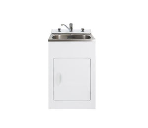 AQUATICA LAUNDRY TUB 560MM, DOOR MODEL WITH CENTRE MIXER