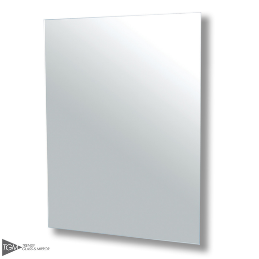 Polished Edge Rectangle Mirror with Hidden Fittings - Mirrox