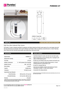 PURETEC PUREMIX Z7 WATER FILTER