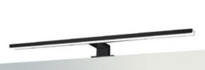 ST MICHEL DAYLIGHT LED LIGHT CABINET VERSION - 600MM BLACK