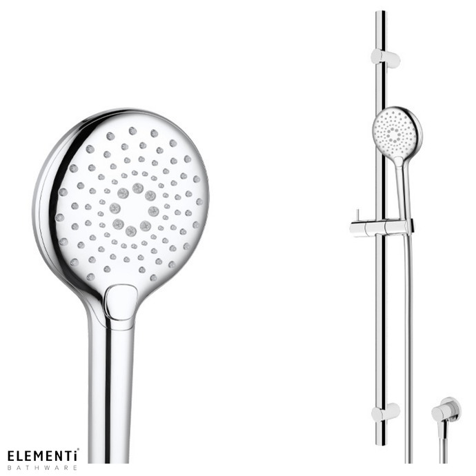 Splash Plus Round Slide Shower 900mm 3 Function - Chrome