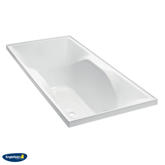 Studio II Symmetrical Rectangular Bath 1800mm x 760mm
