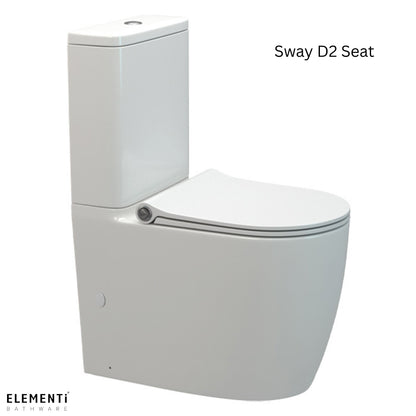 Uno Overheight CC Back to Wall Toilet Suite