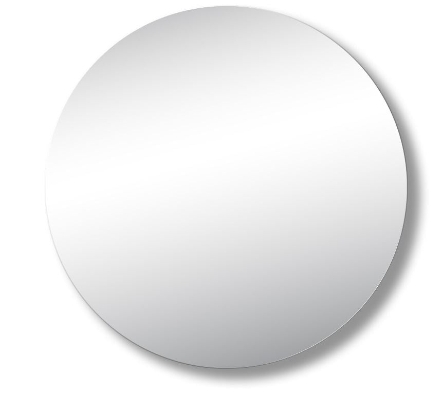TRENDY MIRRORS POLISHED EDGE ROUND MIRROR WITH HIDDEN FITTINGS - MIRROX 900MM