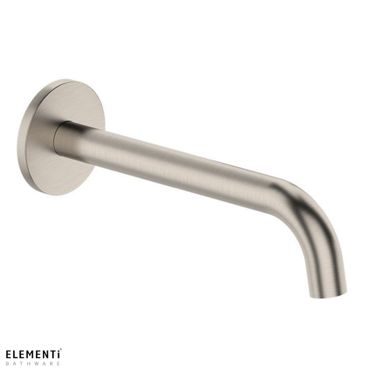 Uno Curved Bath Spout - Brushed Nickel