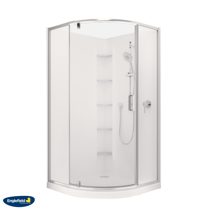 Valencia Elite Rondo Shower 900mm x 900mm - White