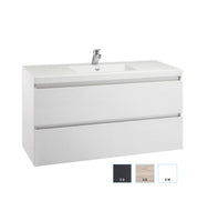 ENGLEFIELD VALENCIA WALL HUNG 1200MM DOUBLE DRAWER VANITY - 3 COLOURS