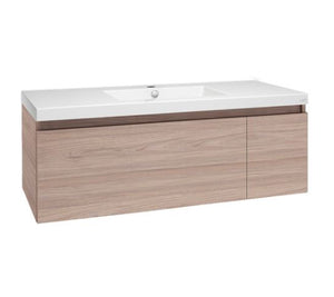 ENGLEFIELD VALENCIA WALL HUNG 1200MM SINGLE DRAWER & CUPBOARD VANITY - 3 COLOURS