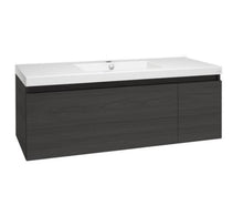 Load image into Gallery viewer, ENGLEFIELD VALENCIA WALL HUNG 1200MM SINGLE DRAWER &amp; CUPBOARD VANITY - 3 COLOURS
