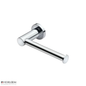 Centro Toilet Roll Holder Fixed Arm - Polished